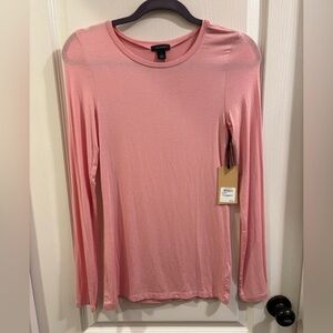 Women’s Halogen long-sleeve top in pink size S NWT